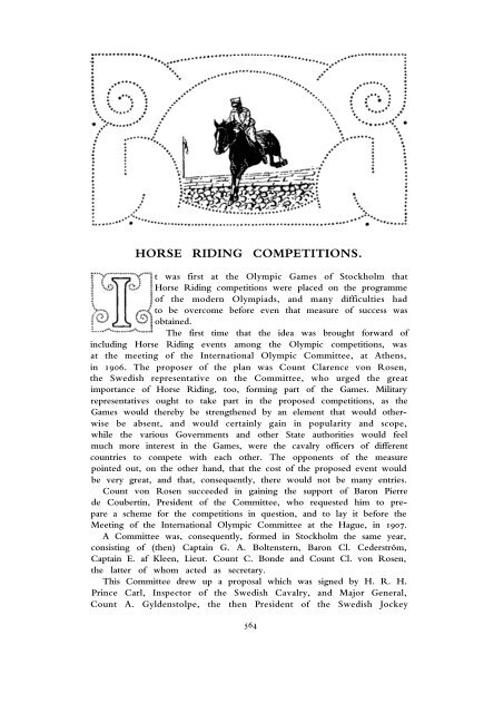 1912 Olympic Games Official Report Part 2