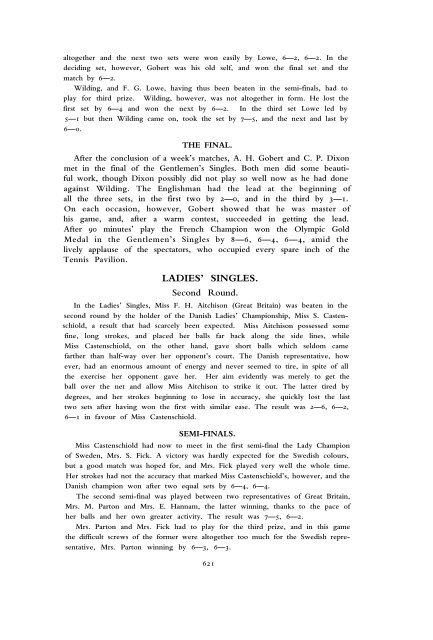 1912 Olympic Games Official Report Part 2