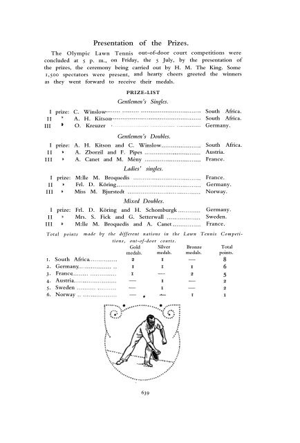 1912 Olympic Games Official Report Part 2