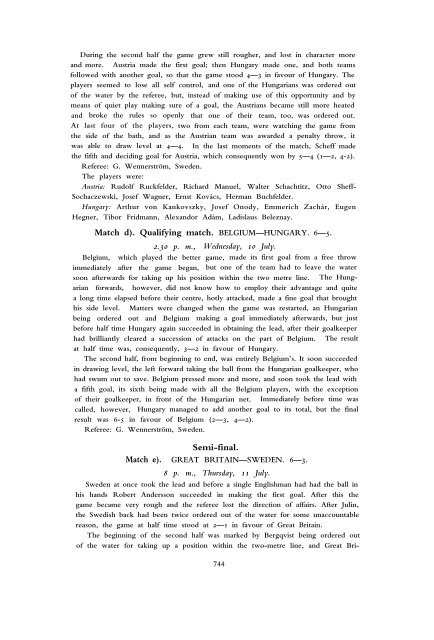 1912 Olympic Games Official Report Part 2