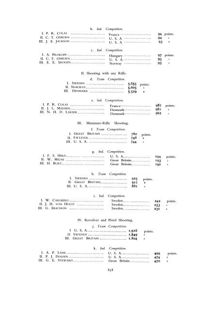 1912 Olympic Games Official Report Part 2