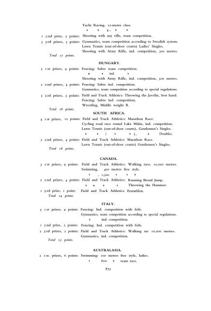 1912 Olympic Games Official Report Part 2