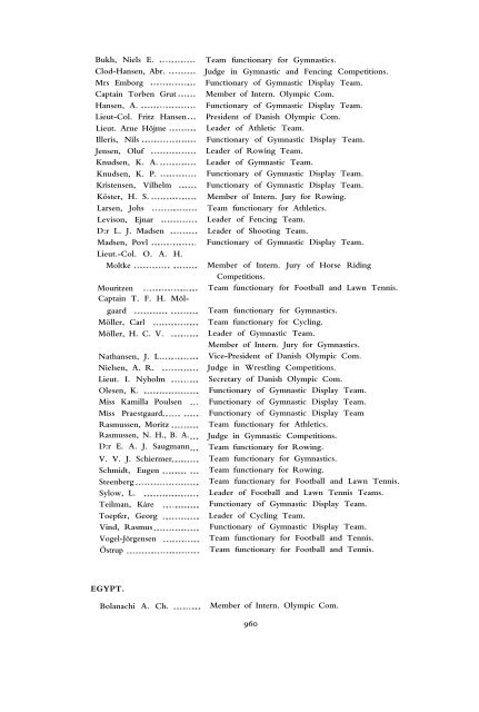 1912 Olympic Games Official Report Part 2