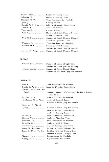 1912 Olympic Games Official Report Part 2