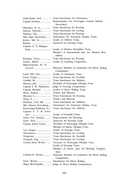 1912 Olympic Games Official Report Part 2