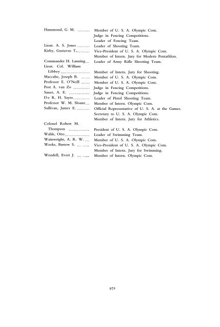 1912 Olympic Games Official Report Part 2