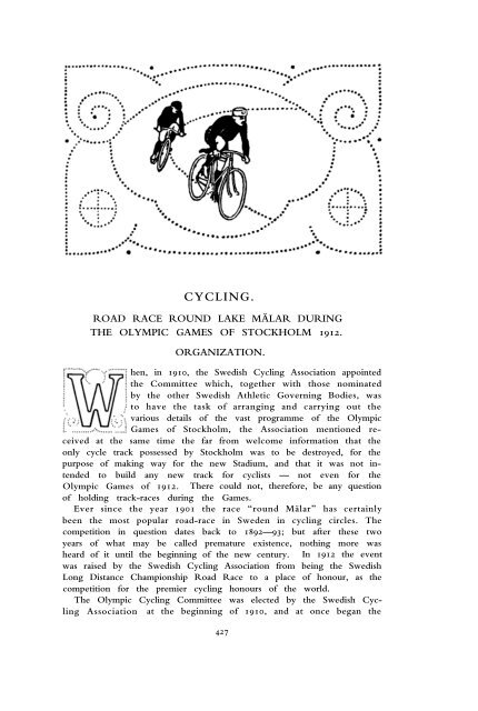 1912 Olympic Games Official Report Part 2