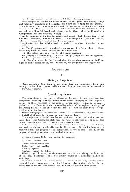 1912 Olympic Games Official Report Part 2