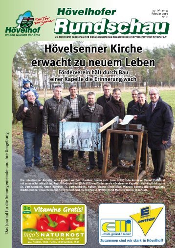 Hövelsenner Kirche erwacht zu neuem Leben - Hövelhofer ...