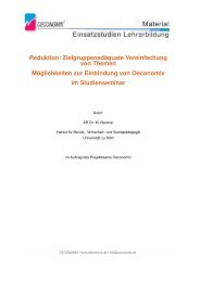 Reduktion: Zielgruppenadäquate Vereinfachung von ... - Oeconomix