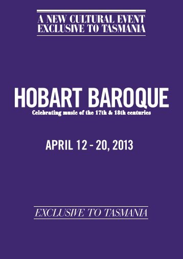 hobart baroque - Tasmanian Times
