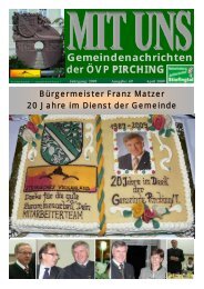Volksschule Pirching am Traubenberg Tel. Nr. 0664/822 41 44 ng@ Edelstauden 80 8081 Pirching am Traubenberg. Leitung: VDir. Schulen - Gemeinde Pirching