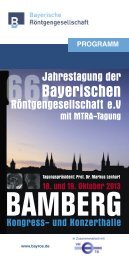 Programm der 66. Jahrestagung 2013 in Bamberg - bayroe.de