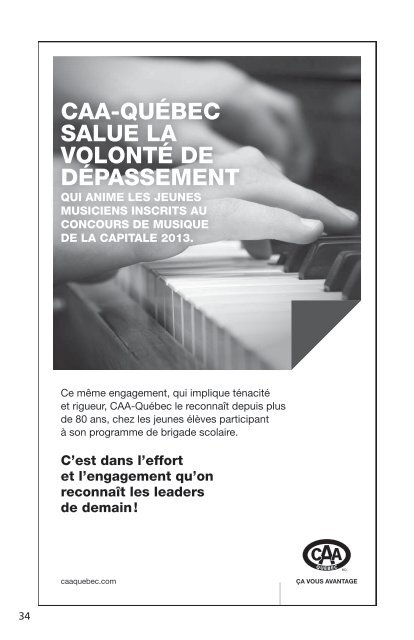 PROGRAMME - Concours de musique de la Capitale