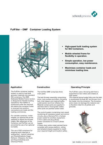 FulFiller – DMF Container Loading System - Redler Limited