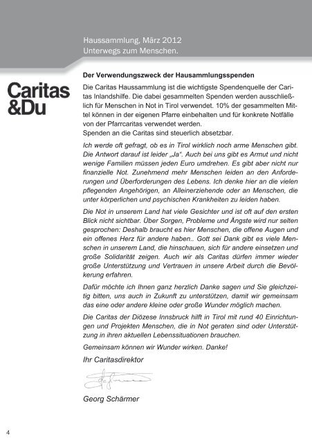 Pfarrbrief Fließ - Dekanat Prutz