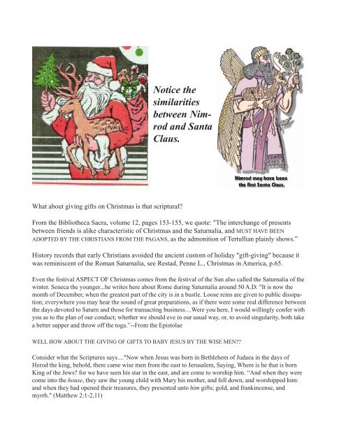 Is Christmas Christian? By Peter Salemi - British-Israel Church of God
