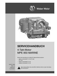 SERVICEHANDBUCH - Weber Motor