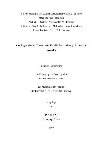 Autologer vitaler Hautersatz für die Behandlung chronischer Wunden