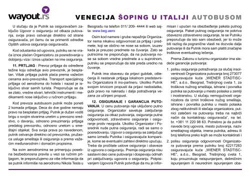 VENECIJA & šoping u Italiji - Wayout