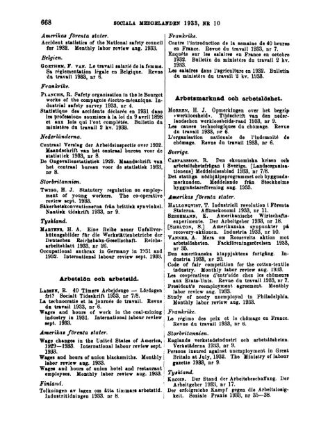 Sociala meddelanden. 1933: 7-12 (pdf) - Statistiska centralbyrån