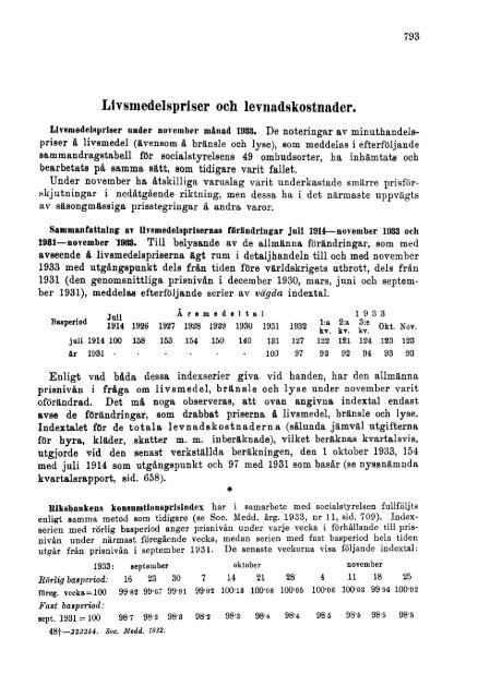 Sociala meddelanden. 1933: 7-12 (pdf) - Statistiska centralbyrån