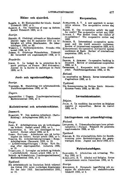 Sociala meddelanden. 1933: 7-12 (pdf) - Statistiska centralbyrån