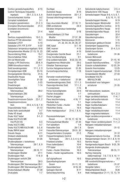 Catalogus Elektrotechniek - Salden Elektro