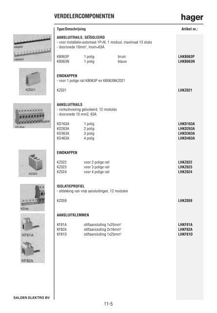 Catalogus Elektrotechniek - Salden Elektro