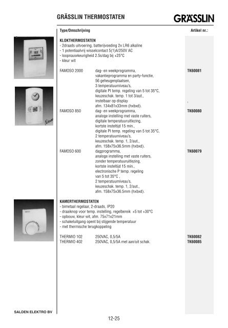 Catalogus Elektrotechniek - Salden Elektro