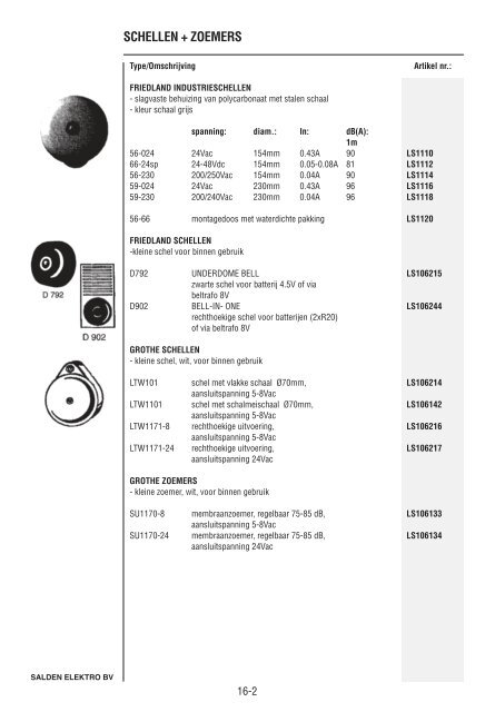 Catalogus Elektrotechniek - Salden Elektro