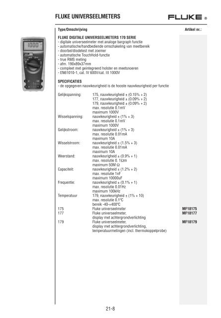 Catalogus Elektrotechniek - Salden Elektro