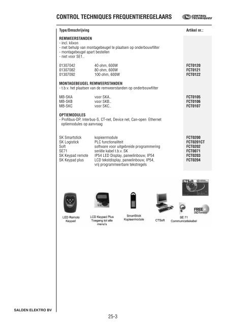 Catalogus Elektrotechniek - Salden Elektro