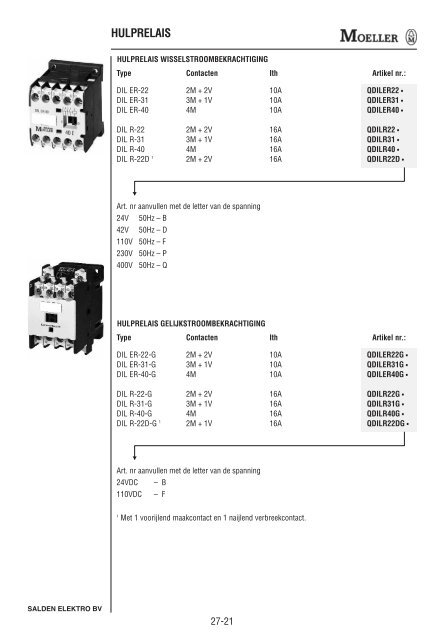 Catalogus Elektrotechniek - Salden Elektro