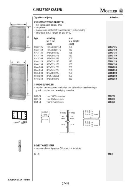 Catalogus Elektrotechniek - Salden Elektro