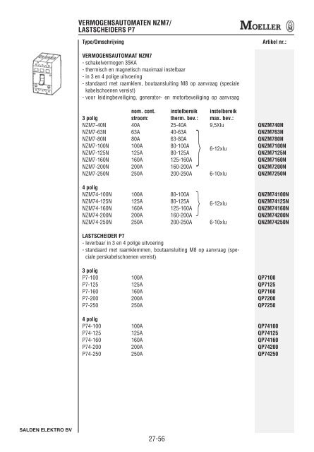 Catalogus Elektrotechniek - Salden Elektro