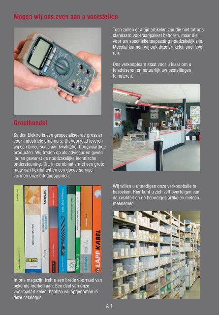 Catalogus Elektrotechniek - Salden Elektro