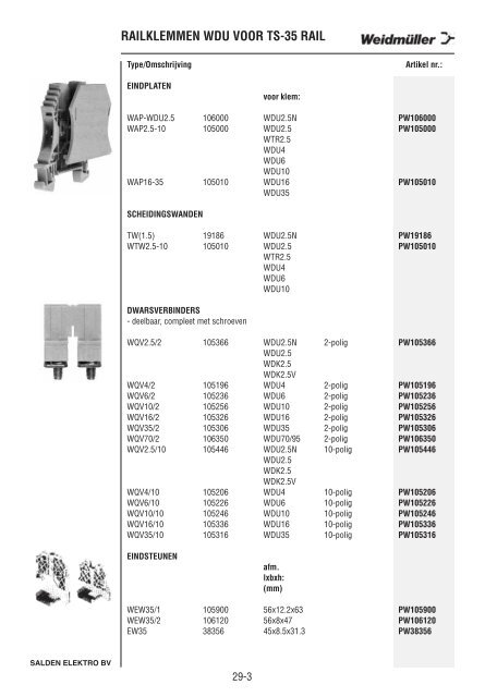 Catalogus Elektrotechniek - Salden Elektro