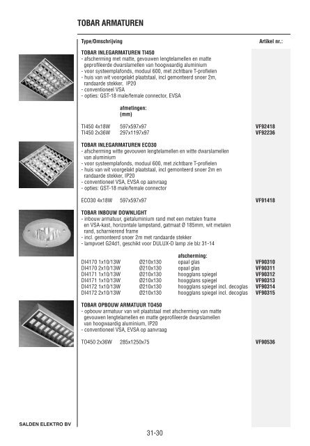 Catalogus Elektrotechniek - Salden Elektro