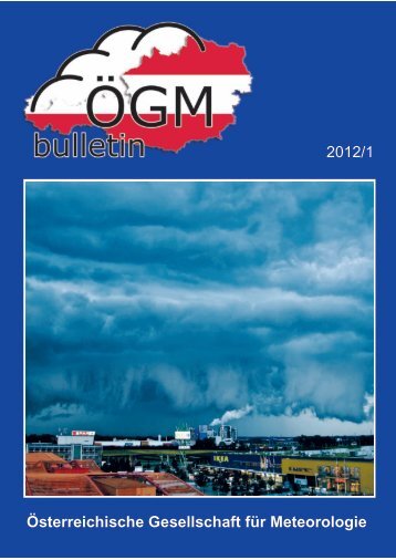 Österreichische Gesellschaft für Meteorologie 2012/1