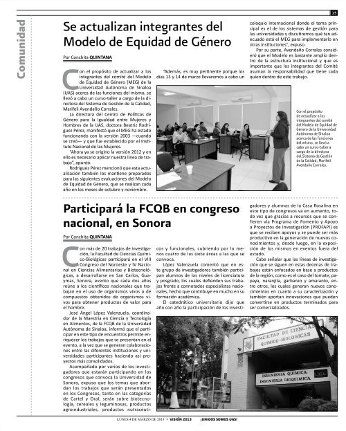 Edición impresa - Dirección de Comunicación Social