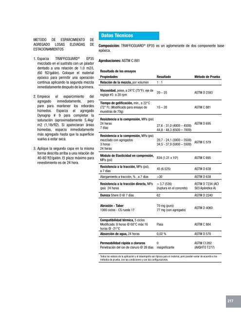 Manual Técnico de Productos - Fabrica MX - Construcción