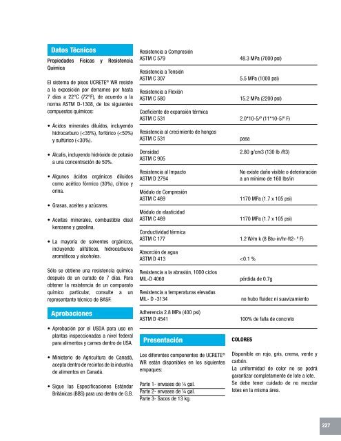 Manual Técnico de Productos - Fabrica MX - Construcción