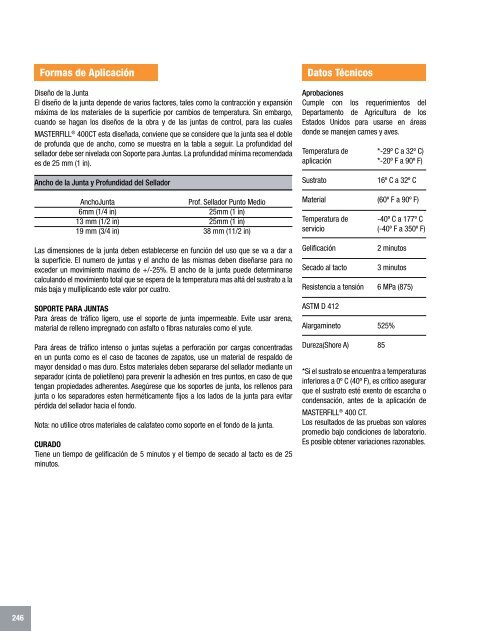 Manual Técnico de Productos - Fabrica MX - Construcción