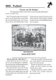Ausgabe 1/2009 - SKG Bauschheim - Jugendfußball