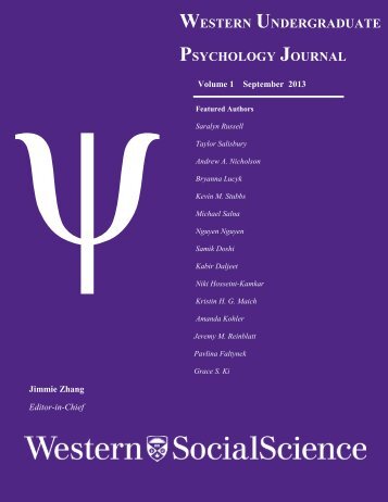 Direct download - Western Psychology Association