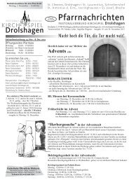 Pfarrnachrichten - Kirchspiel Drolshagen