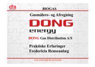 gas and liquid analysis - Dansk Gas Forening