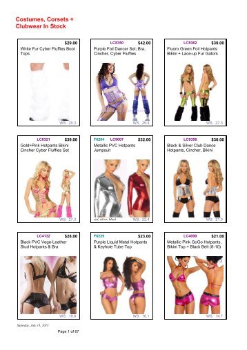 New Costumes In Stock Query - CandysCostumes.com