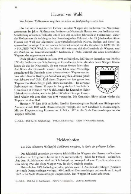 SCHRIFTEN des Vereins für Geschichte und ... - Baarverein.de